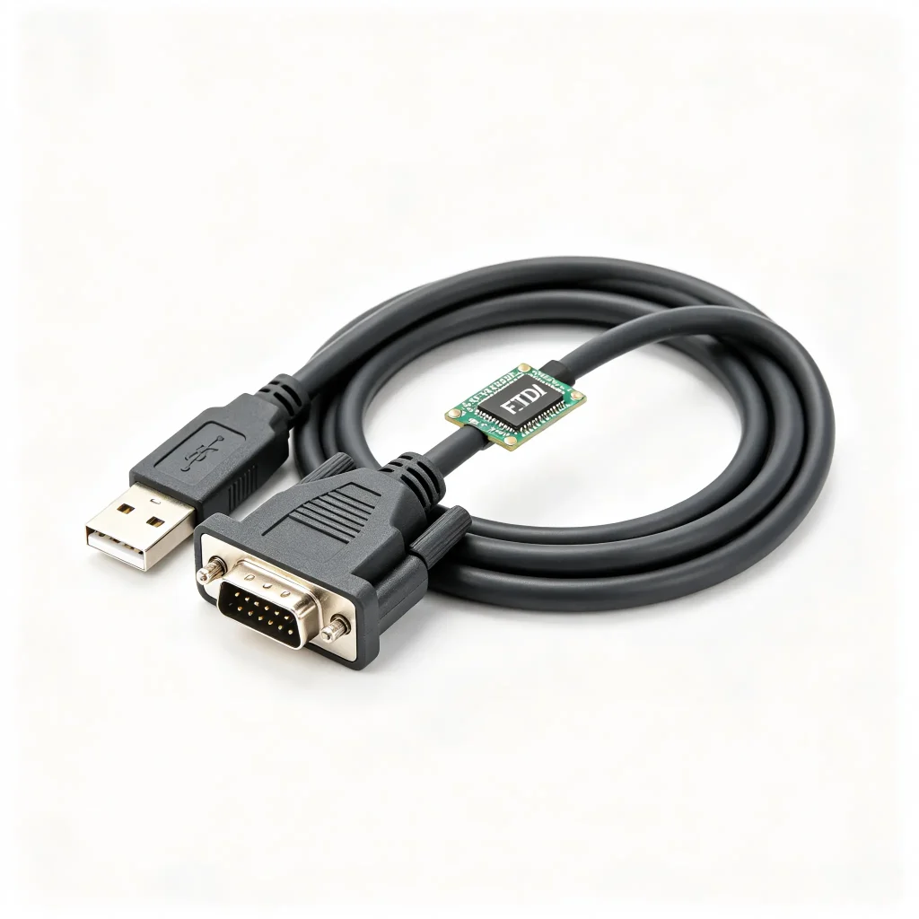 FTDI Chip USB to RS232 DB9 Male Converter Cable - USB to Serial Converter Cables - SYY Tech