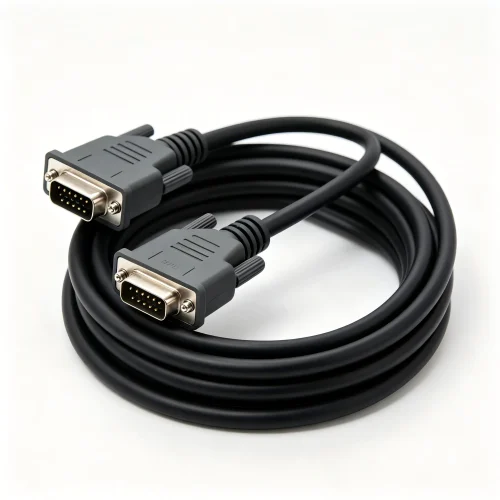 Lockable DB9 Male-Male Serial Cable - Lockable Screw Fixed Cables - SYY Tech