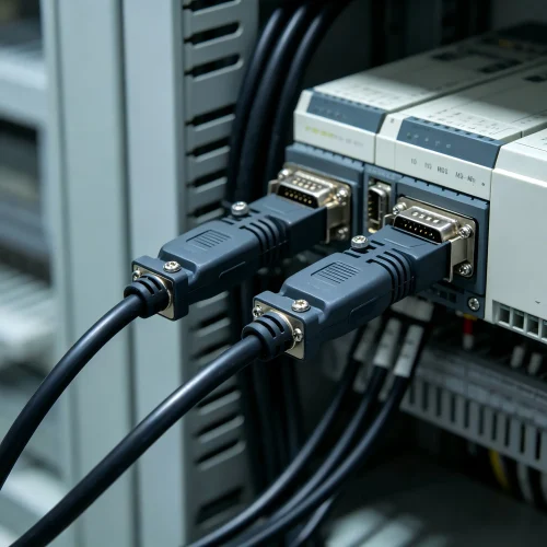 Lockable DB9 Male-Male Serial Cable - Lockable Screw Fixed Cables - SYY Tech