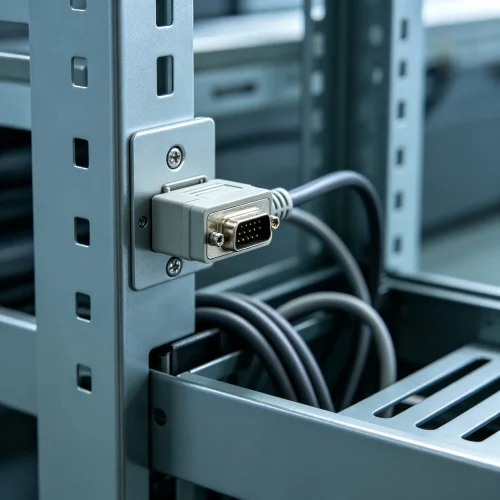 Panel-Mount DB9 RS232 Cable - Industrial Control Signal Cables - SYY Tech