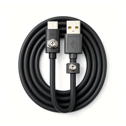 Screw Lock Lockable USB-B Cable - Lockable Screw Fixed Cables - SYY Tech